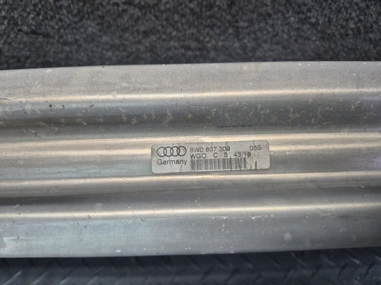 18-19 Audi A5 S5 F5A Rear Bumper Reinforcement Impact Bar 8W0807309 OEM