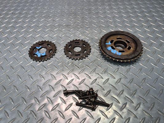 1994-1997 BMW E31 840Ci M62 Engine Left Camshaft Gear Sprocket Set of 3