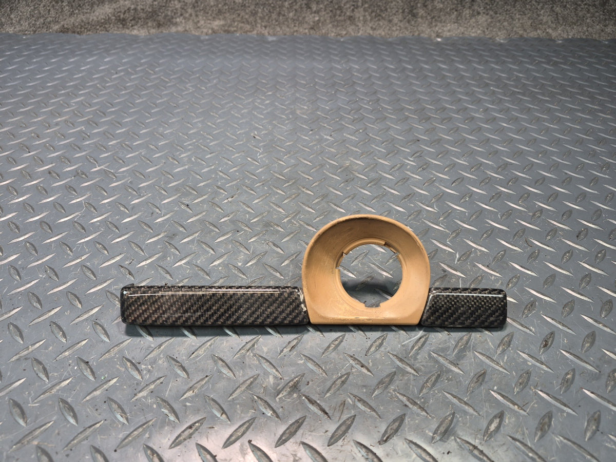 2003-2010 Porsche Cayenne 957 Dash Carbon Fiber Trim Bezel Cover Panel Set of 3