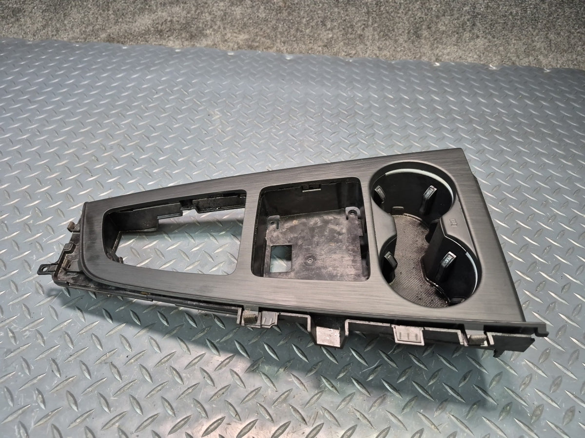 17-20 Audi A4 S4 A5 S5 Center Console Trim Cover Panel w CUP Holder Black OEM