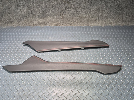 17-25 Audi A4 S4 A5 S5 Center Console Left & Right Side Trim Panel Black OEM