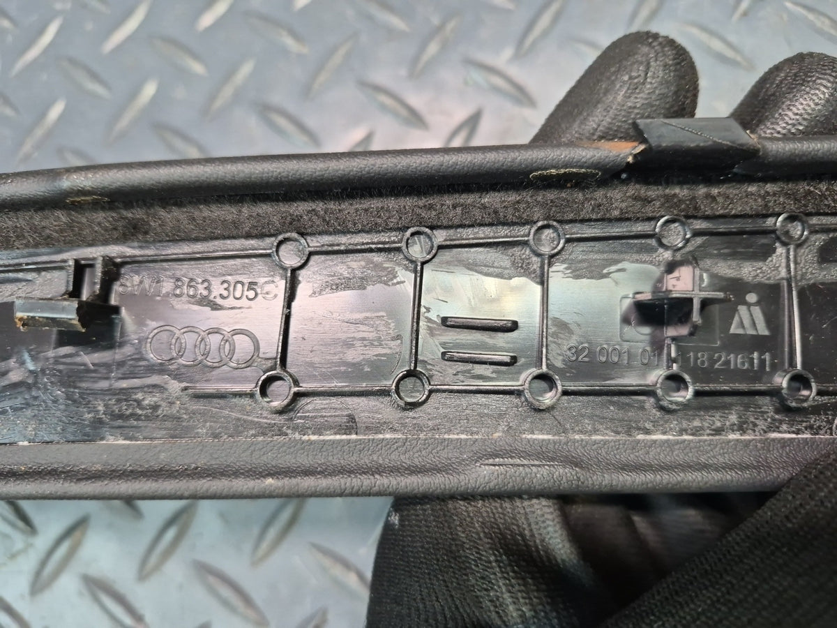 17-25 Audi A4 S4 A5 S5 Center Console Left & Right Side Trim Panel Black OEM