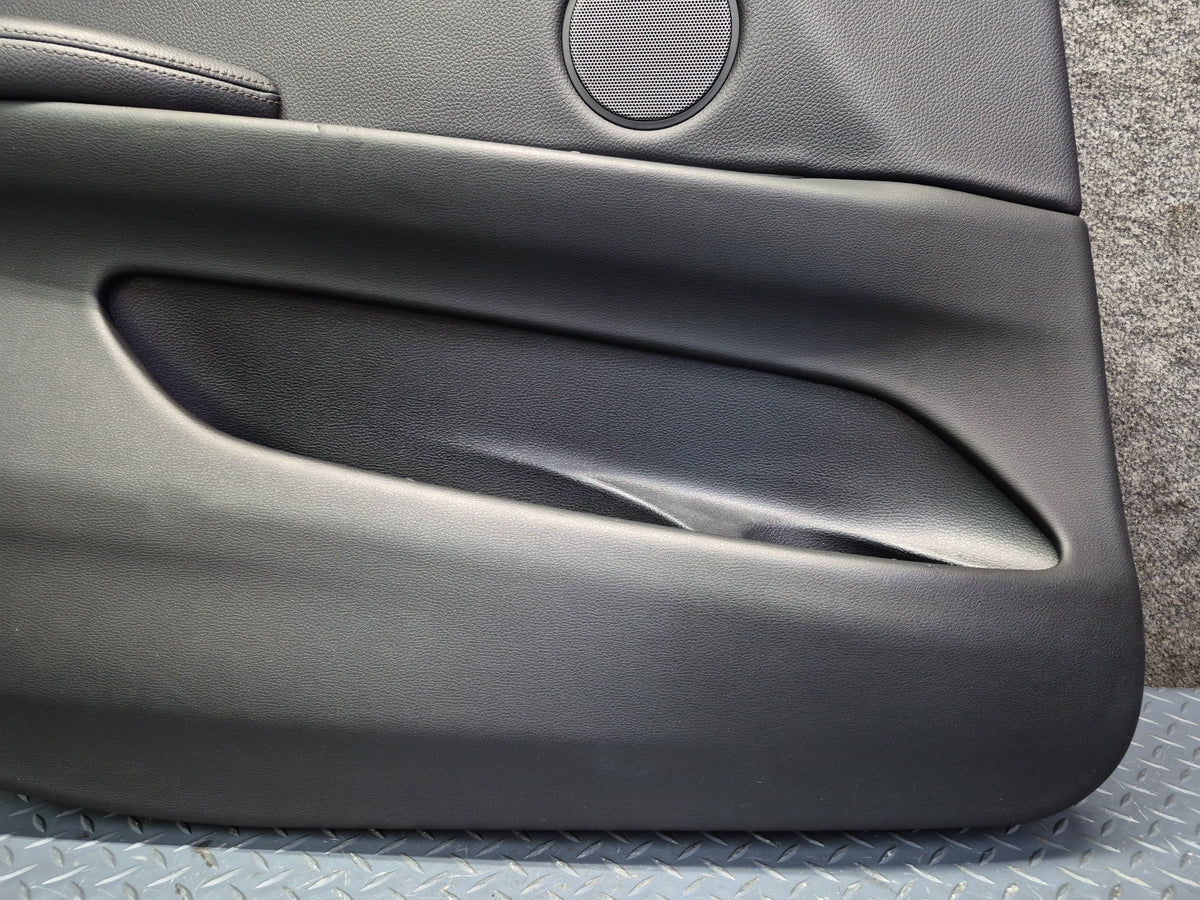 2014-2018 BMW F15 X5 Front Left & Right Door Interior Trim Panel Cover Black