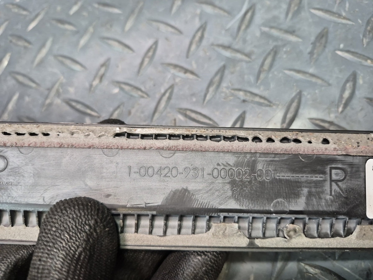 17-25 Audi A4 S4 A5 S5 S-line Set of 2 Door Scuff Sill Plate Trim w Light OEM