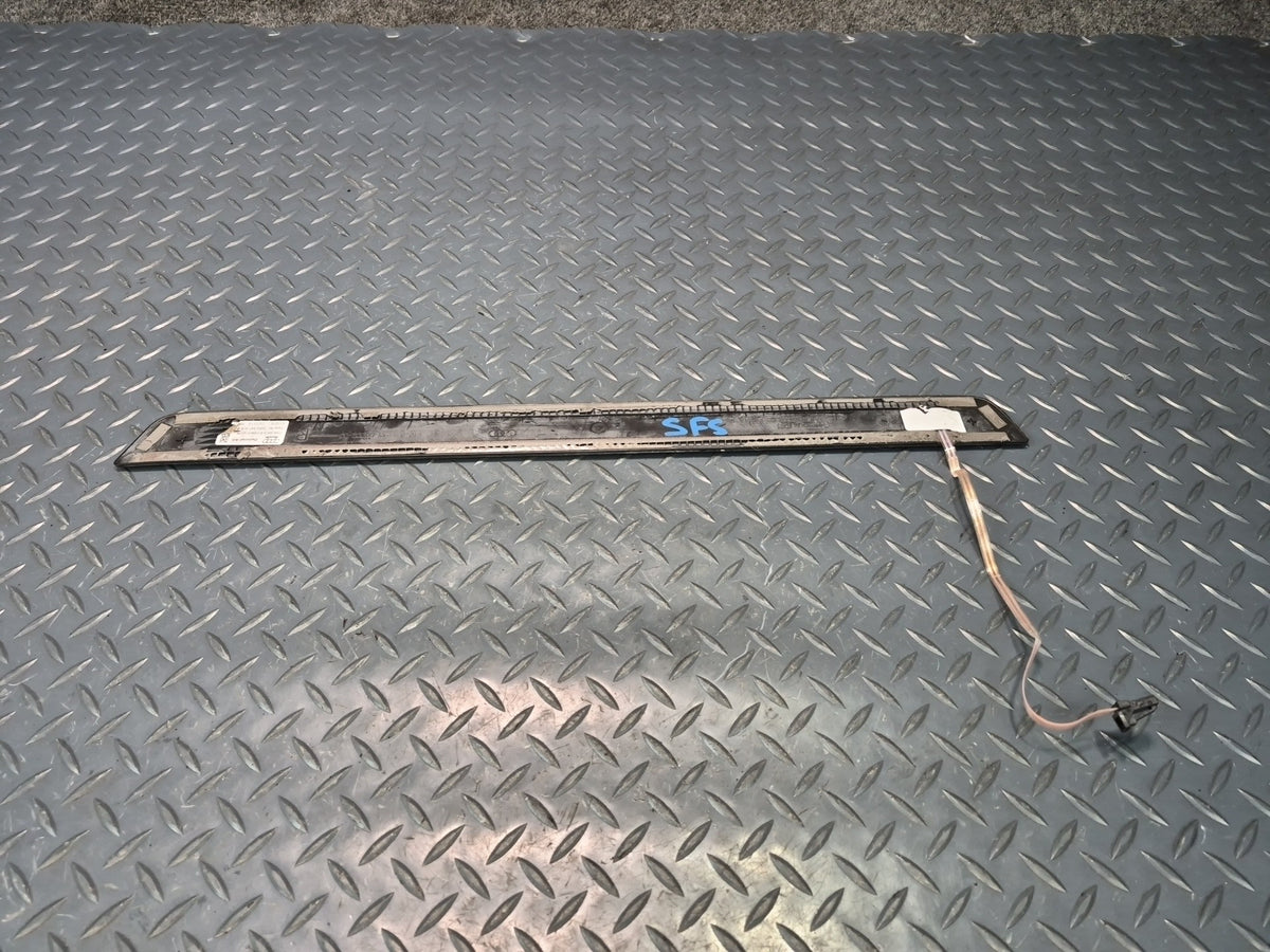 17-25 Audi A4 S4 A5 S5 S-line Set of 2 Door Scuff Sill Plate Trim w Light OEM