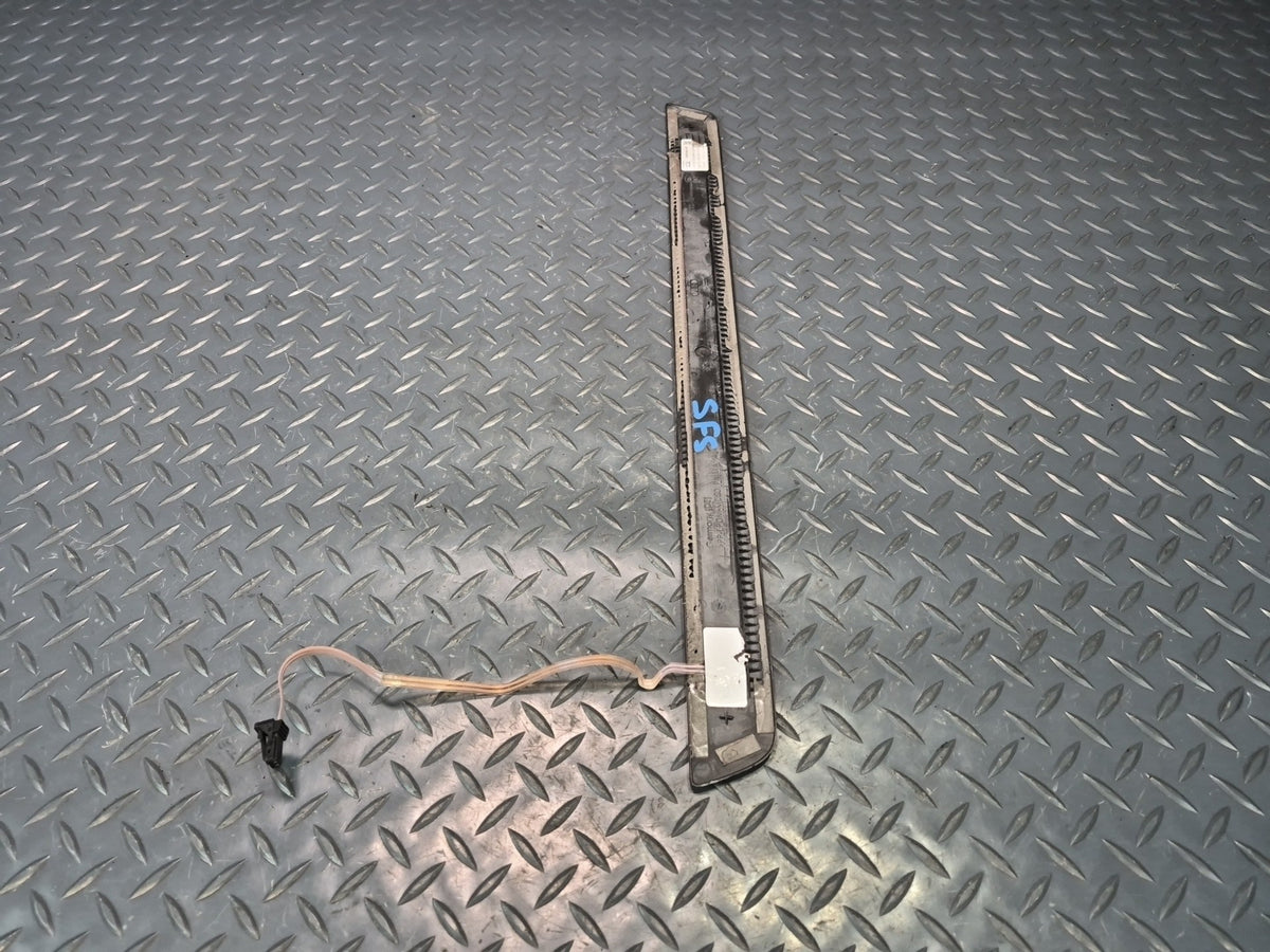 17-25 Audi A4 S4 A5 S5 S-line Set of 2 Door Scuff Sill Plate Trim w Light OEM