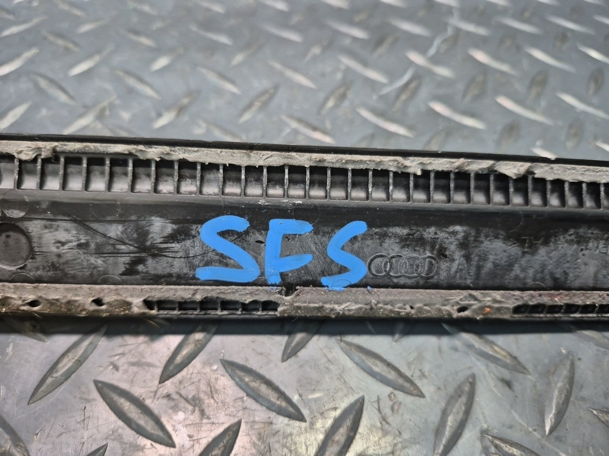 17-25 Audi A4 S4 A5 S5 S-line Set of 2 Door Scuff Sill Plate Trim w Light OEM
