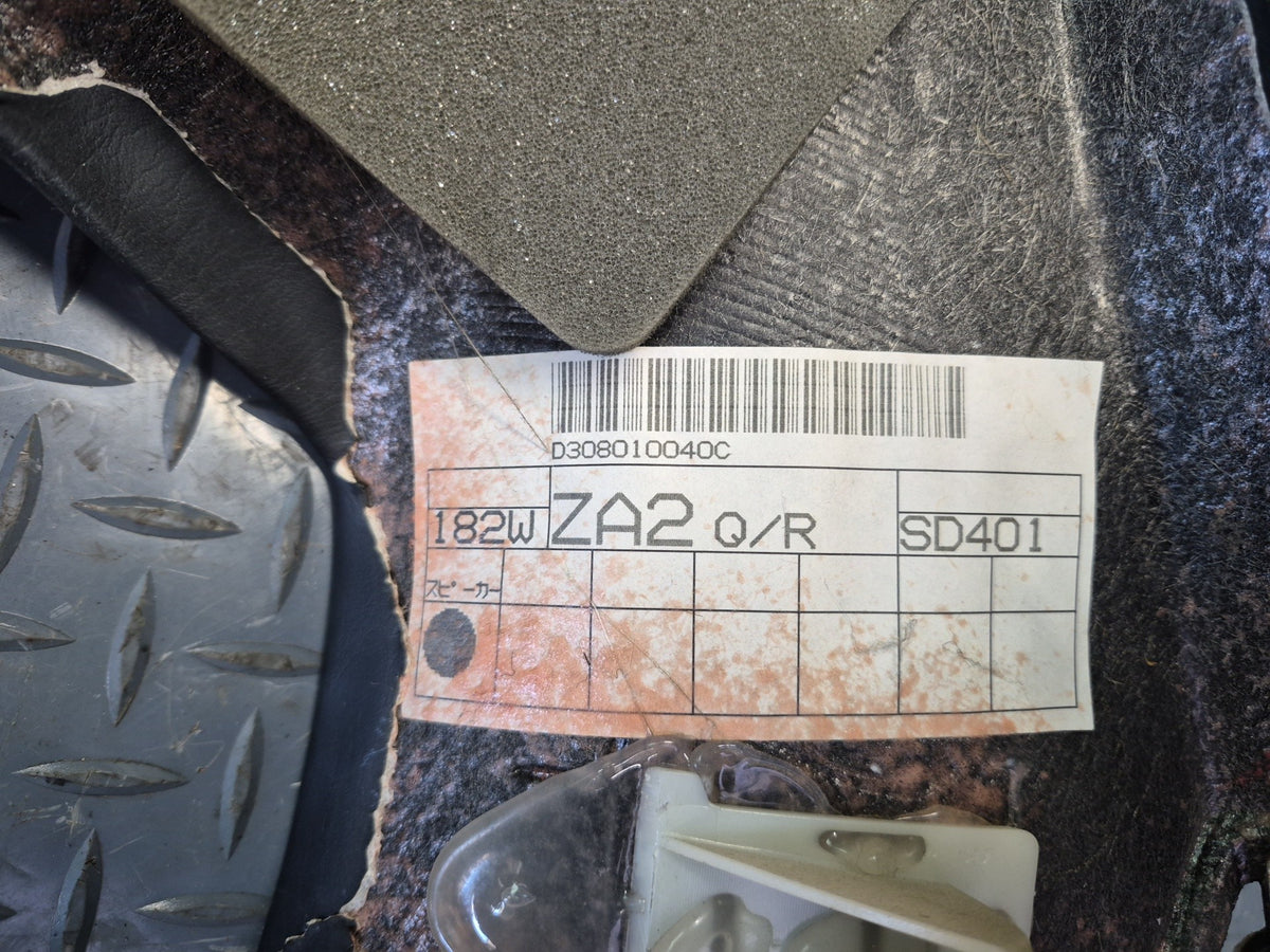 02-10 Lexus SC430 Rear Quarter Interior Trim Cover Panel Black Set Damaged