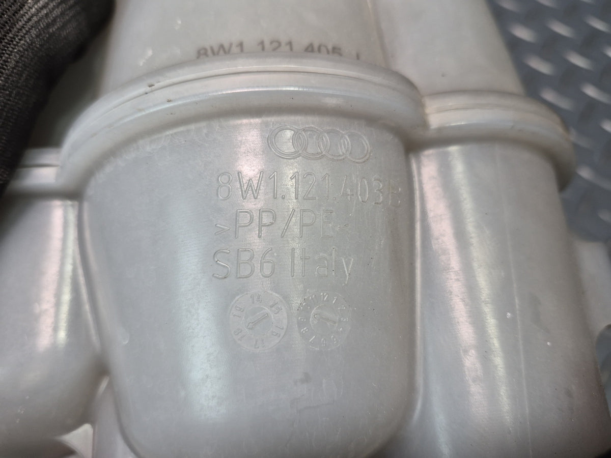 18-25 Audi S4 S5 3.0L Radiator Coolant Fluid Reservoir Expansion Tank OEM
