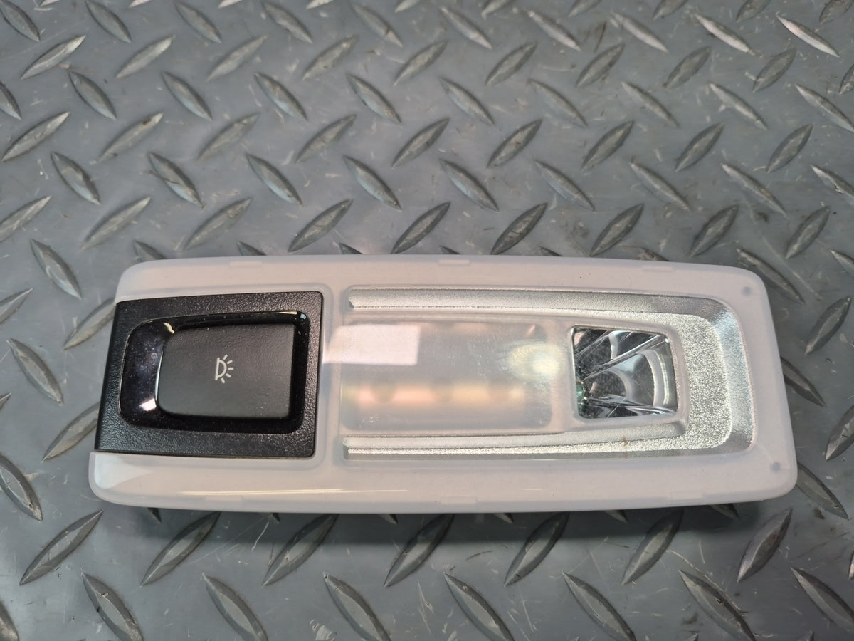 2014-2018 BMW F15 X5 Front & Rear Overhead Console Interior Light Lamp Set of 2