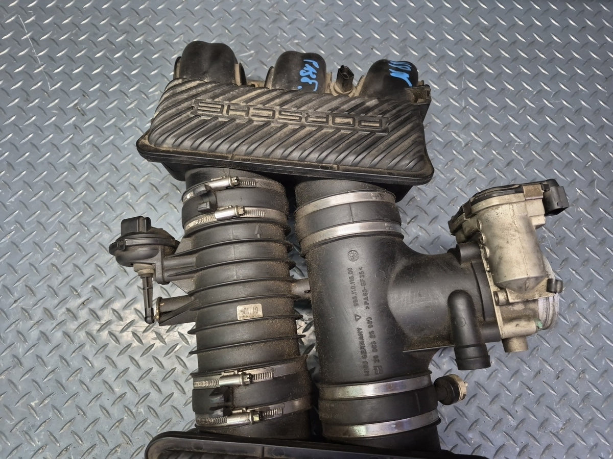 1999-2001 Porsche 911 996 3.4L M96.04 Intake Manifold w MAF Sensor Assembly