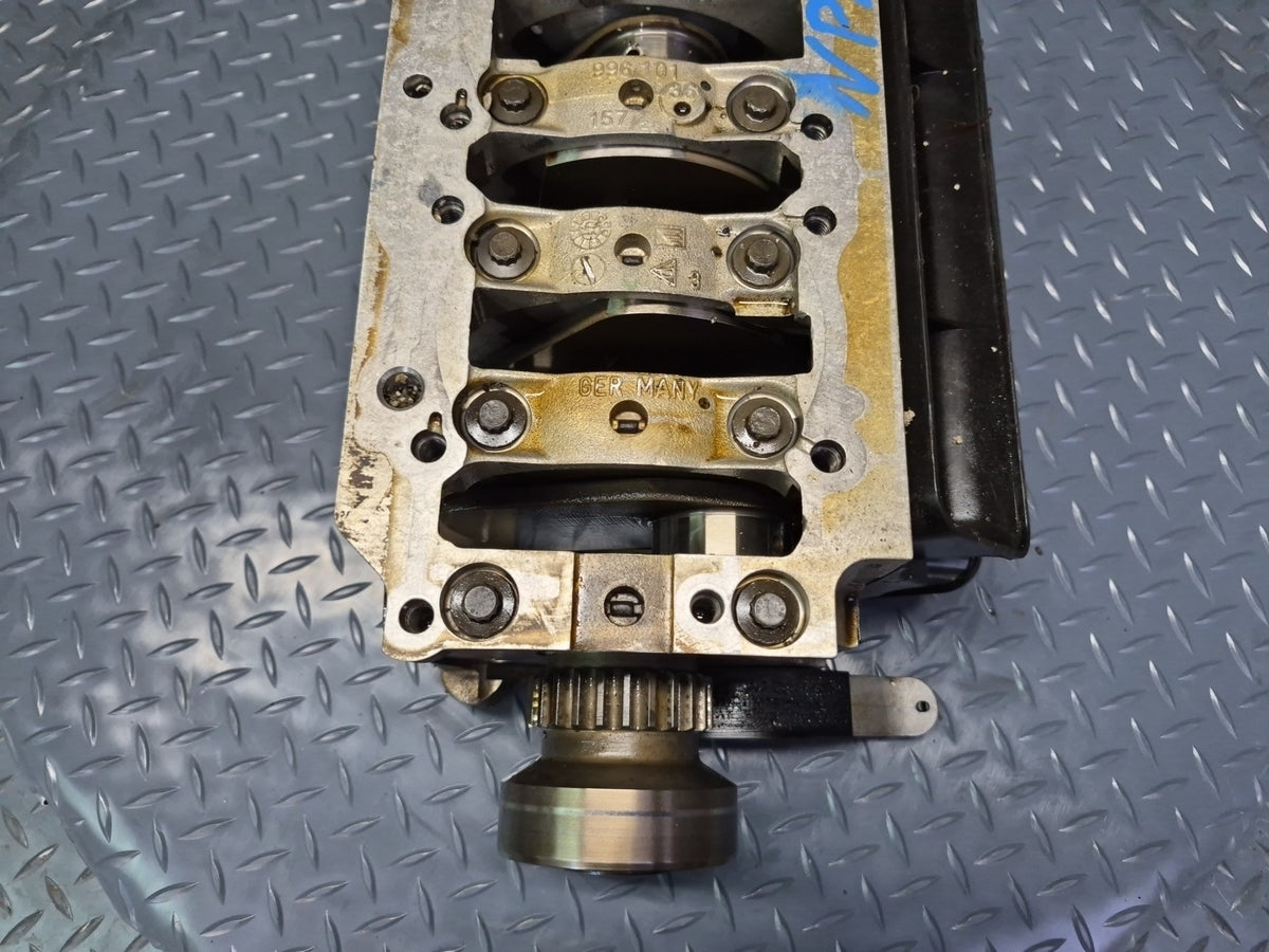 1999-2001 Porsche 911 996 3.4L M96.04 Engine Crankcase Housing w Crankshaft