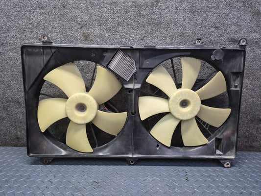 02-10 Lexus UZZ40L SC430 Engine Cooling Fan Motor Shroud w Control Module OEM