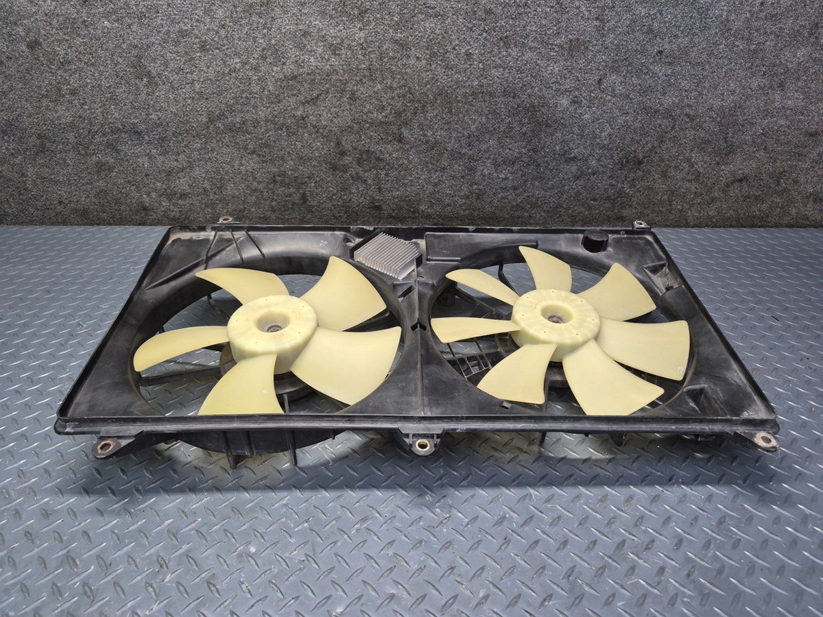 02-10 Lexus UZZ40L SC430 Engine Cooling Fan Motor Shroud w Control Module OEM