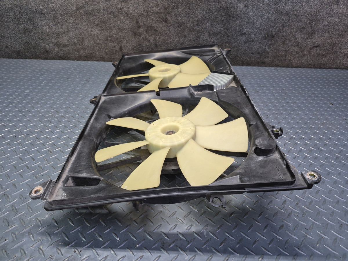 02-10 Lexus UZZ40L SC430 Engine Cooling Fan Motor Shroud w Control Module OEM