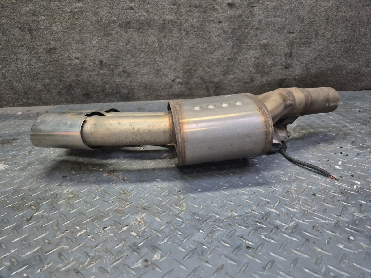 18-24 Audi F5A S5 Sportback Rear Exhaust Muffler w Chrome Tips Set of 2 OEM