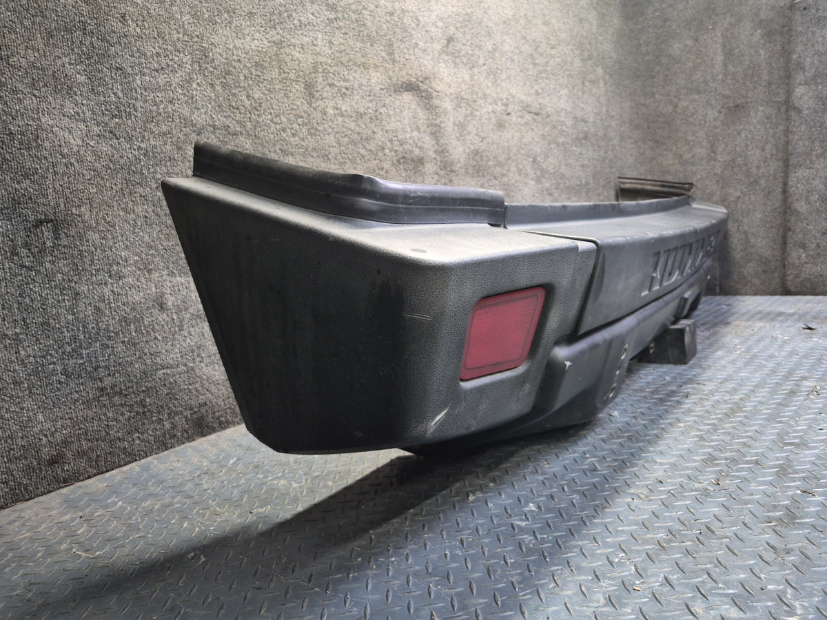 2008-2009 Hummer H2 Rear Bumper Cover Panel Black W/ Lights