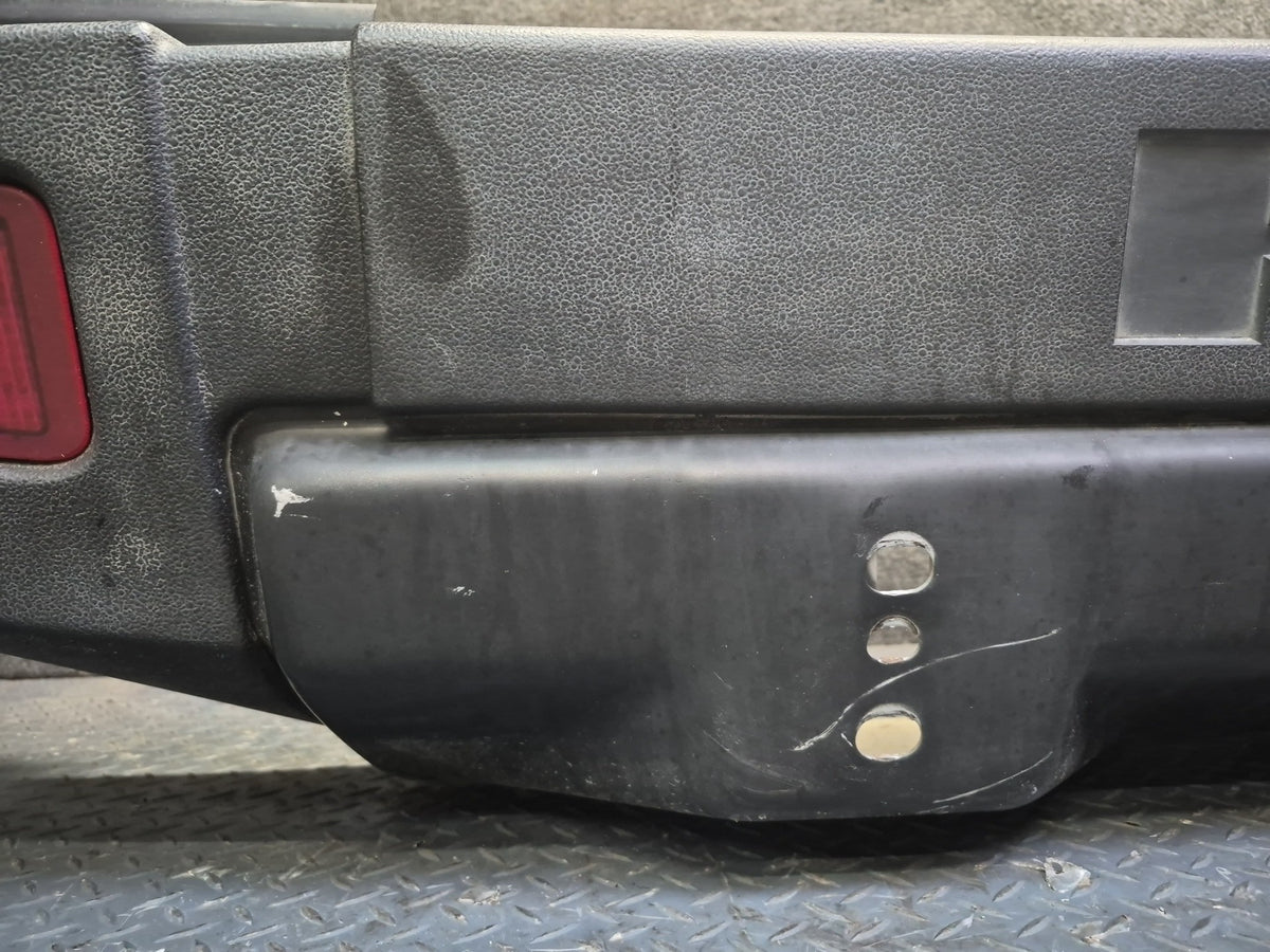 2008-2009 Hummer H2 Rear Bumper Cover Panel Black W/ Lights