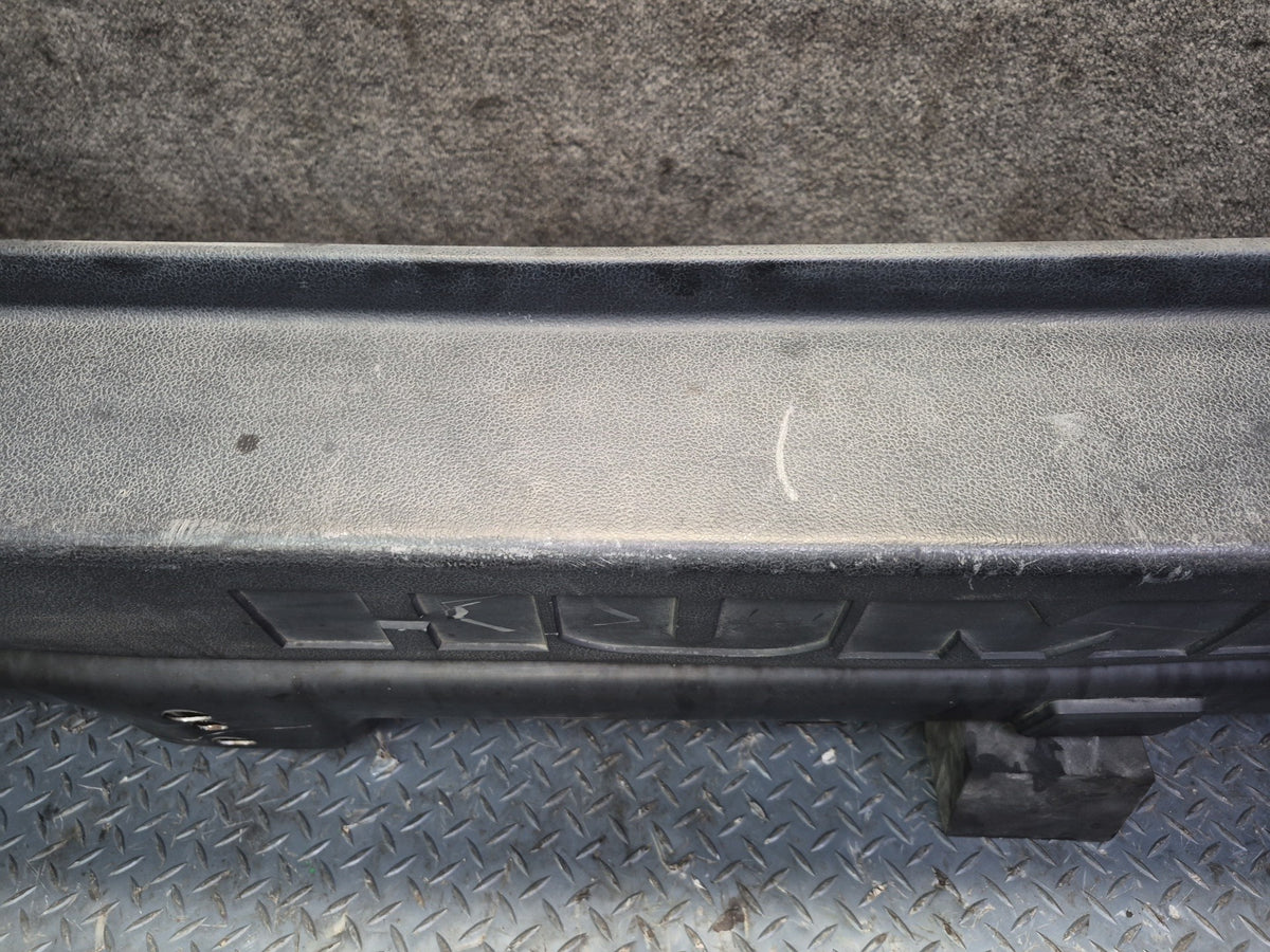 2008-2009 Hummer H2 Rear Bumper Cover Panel Black W/ Lights
