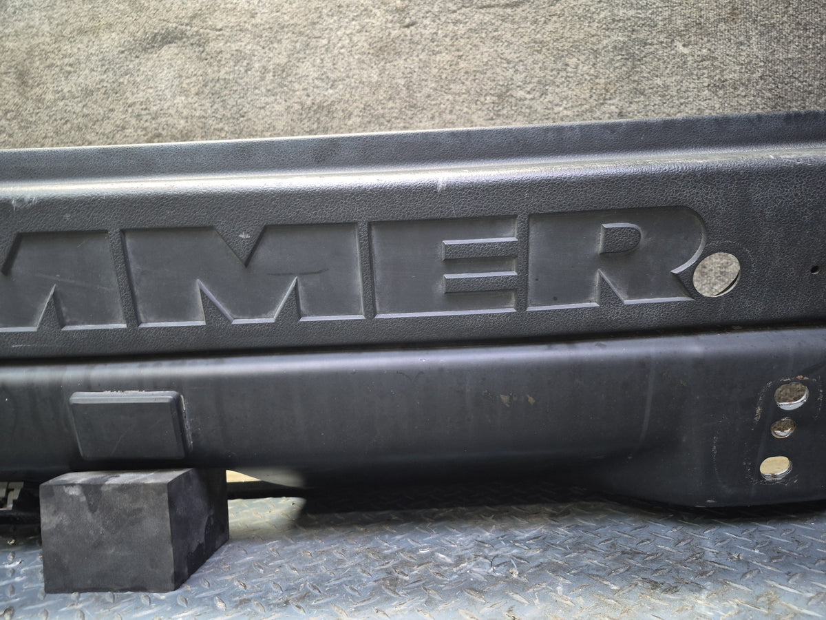 2008-2009 Hummer H2 Rear Bumper Cover Panel Black W/ Lights