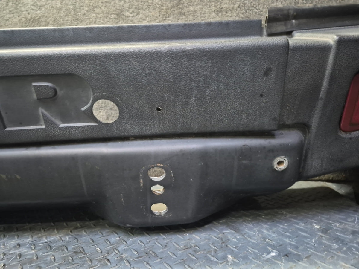 2008-2009 Hummer H2 Rear Bumper Cover Panel Black W/ Lights
