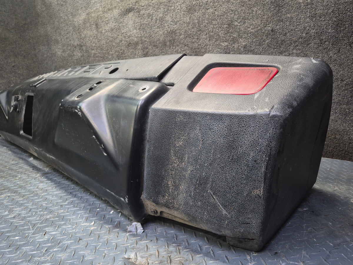 2008-2009 Hummer H2 Rear Bumper Cover Panel Black W/ Lights