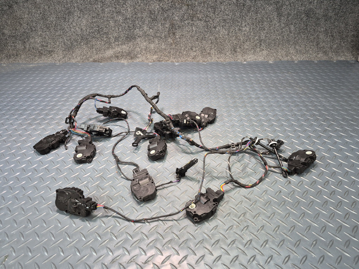 2014-2018 BMW F15 X5 A/C Heater Flap Door Actuator Motor Wiring Set