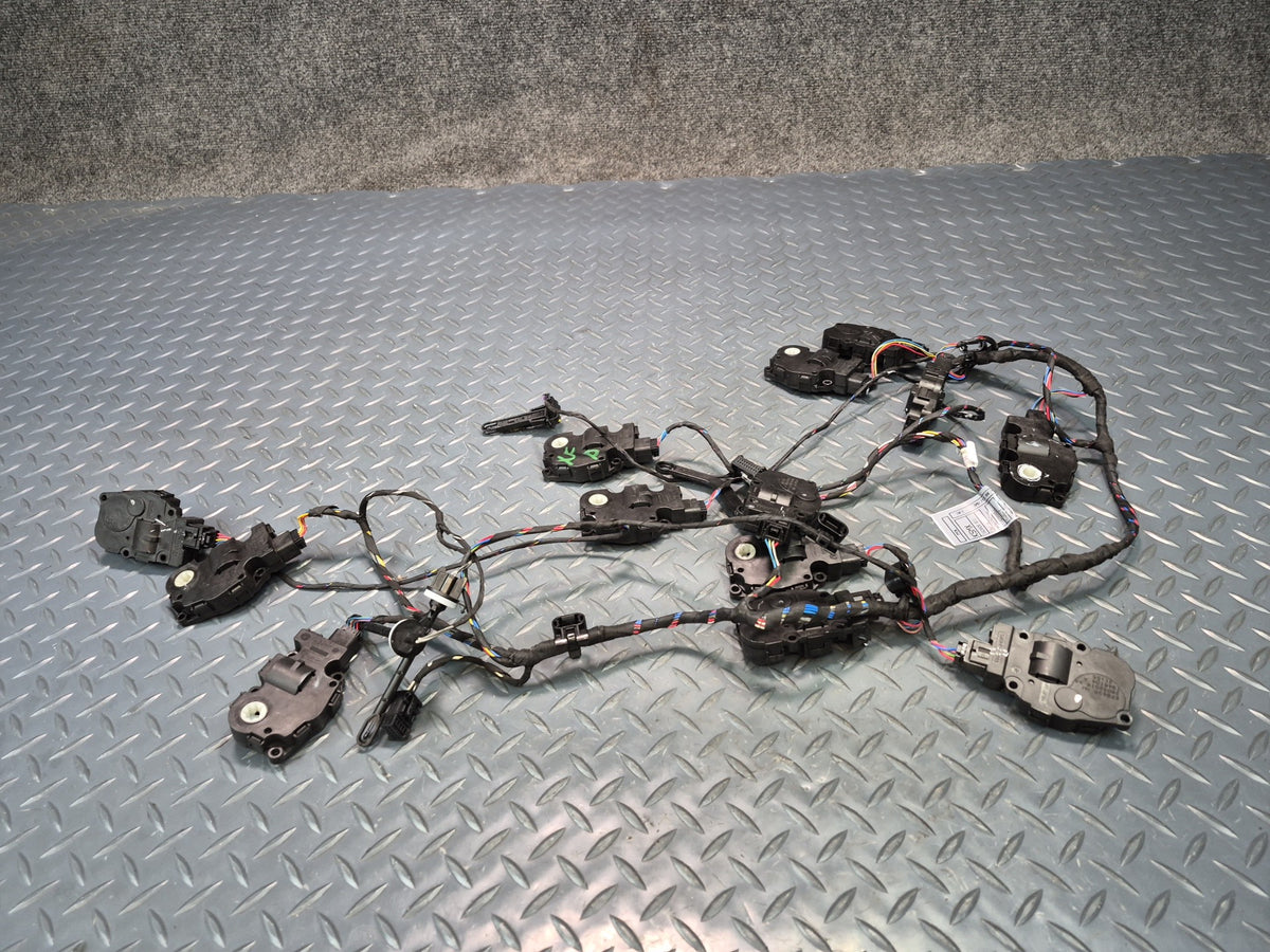 2014-2018 BMW F15 X5 A/C Heater Flap Door Actuator Motor Wiring Set