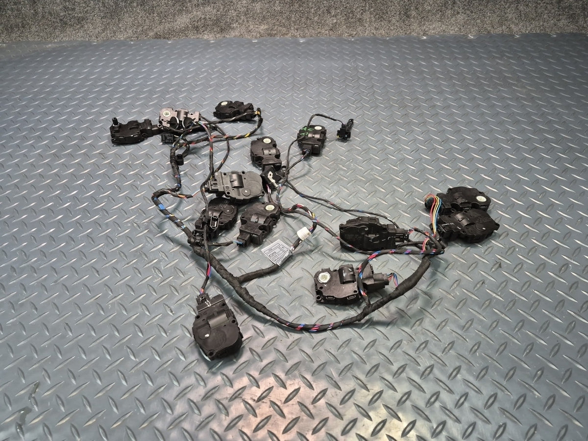2014-2018 BMW F15 X5 A/C Heater Flap Door Actuator Motor Wiring Set