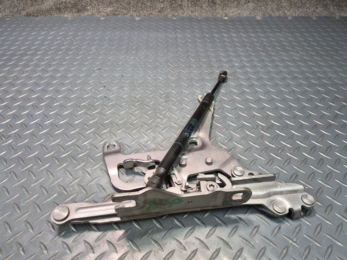 2014-2018 BMW F15 X5 Front Left & Right Hood Hinge w Shock Support Set of 2