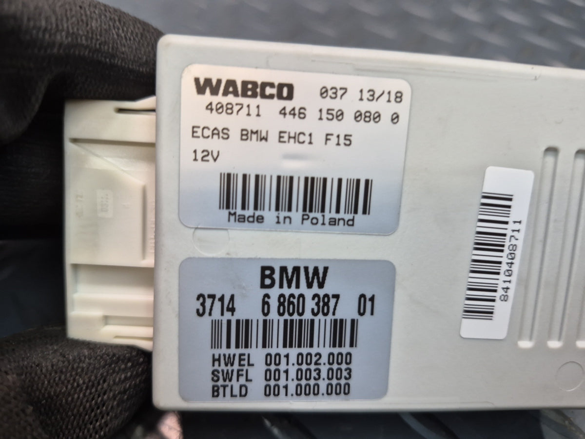 2014-2018 BMW F15 X5 Air Suspension Control Module 6860387