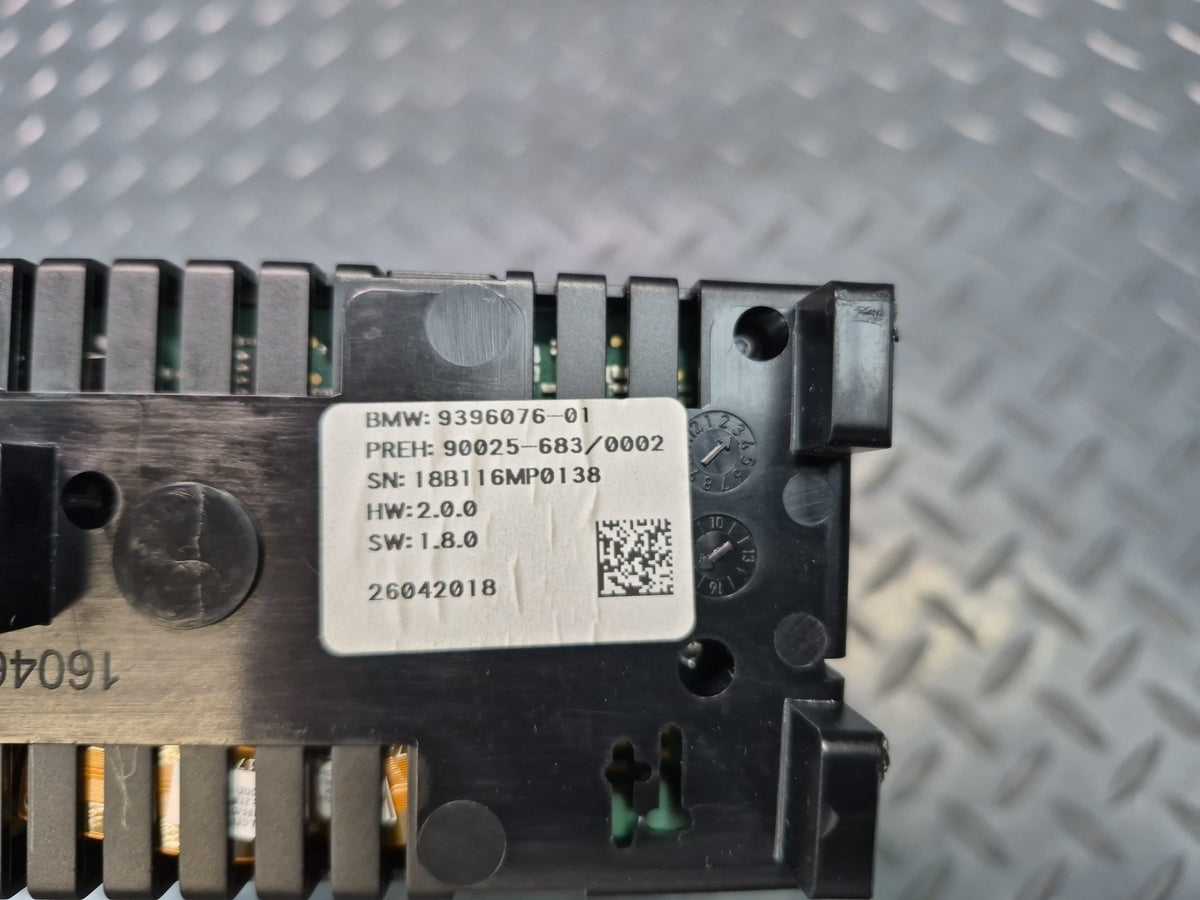 2014-2018 BMW F15 X5 Rear A/C Heater Climate Control Switch Panel Defected