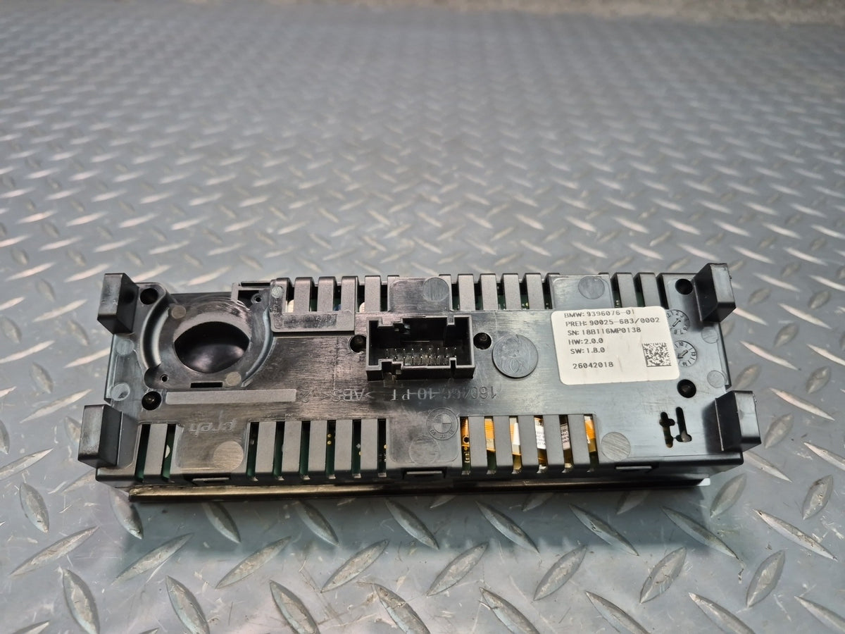 2014-2018 BMW F15 X5 Rear A/C Heater Climate Control Switch Panel Defected