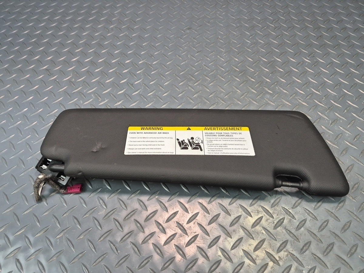 2014-2018 BMW F15 X5 Front Left & Right Sun Visor Black Set of 2
