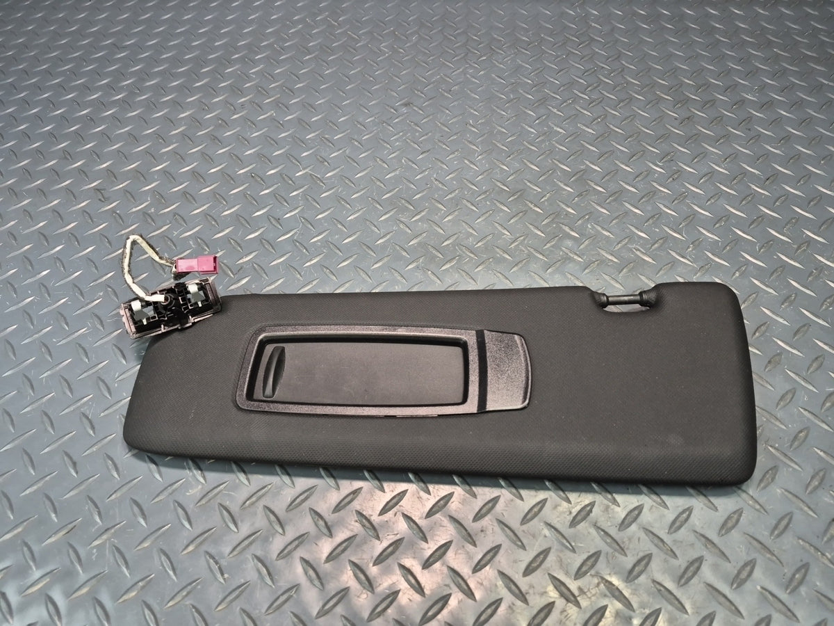 2014-2018 BMW F15 X5 Front Left & Right Sun Visor Black Set of 2