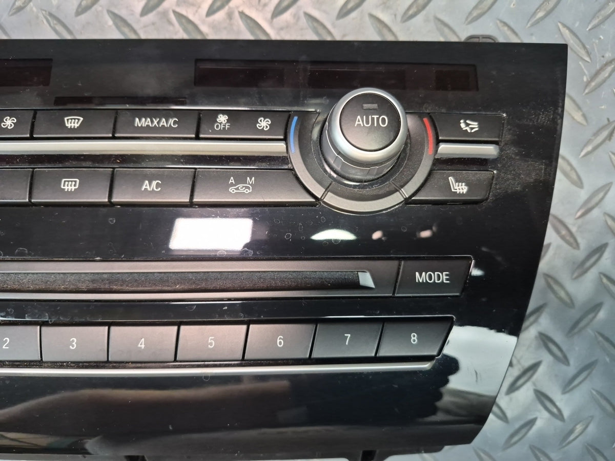 2014-2018 BMW F15 X5 Radio CD Player & A/C Heater Climate Control Switch Panel