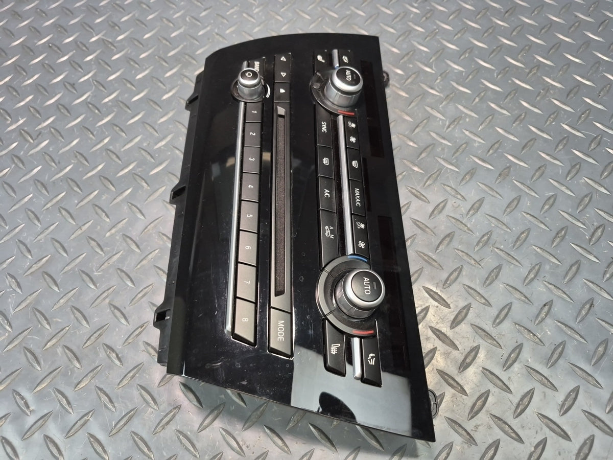 2014-2018 BMW F15 X5 Radio CD Player & A/C Heater Climate Control Switch Panel