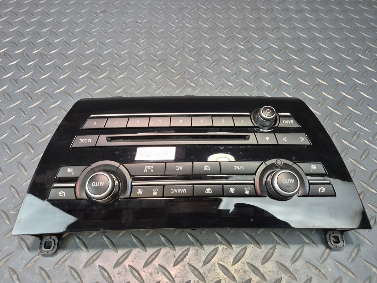 2014-2018 BMW F15 X5 Radio CD Player & A/C Heater Climate Control Switch Panel