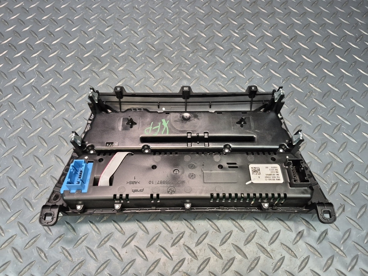 2014-2018 BMW F15 X5 Radio CD Player & A/C Heater Climate Control Switch Panel
