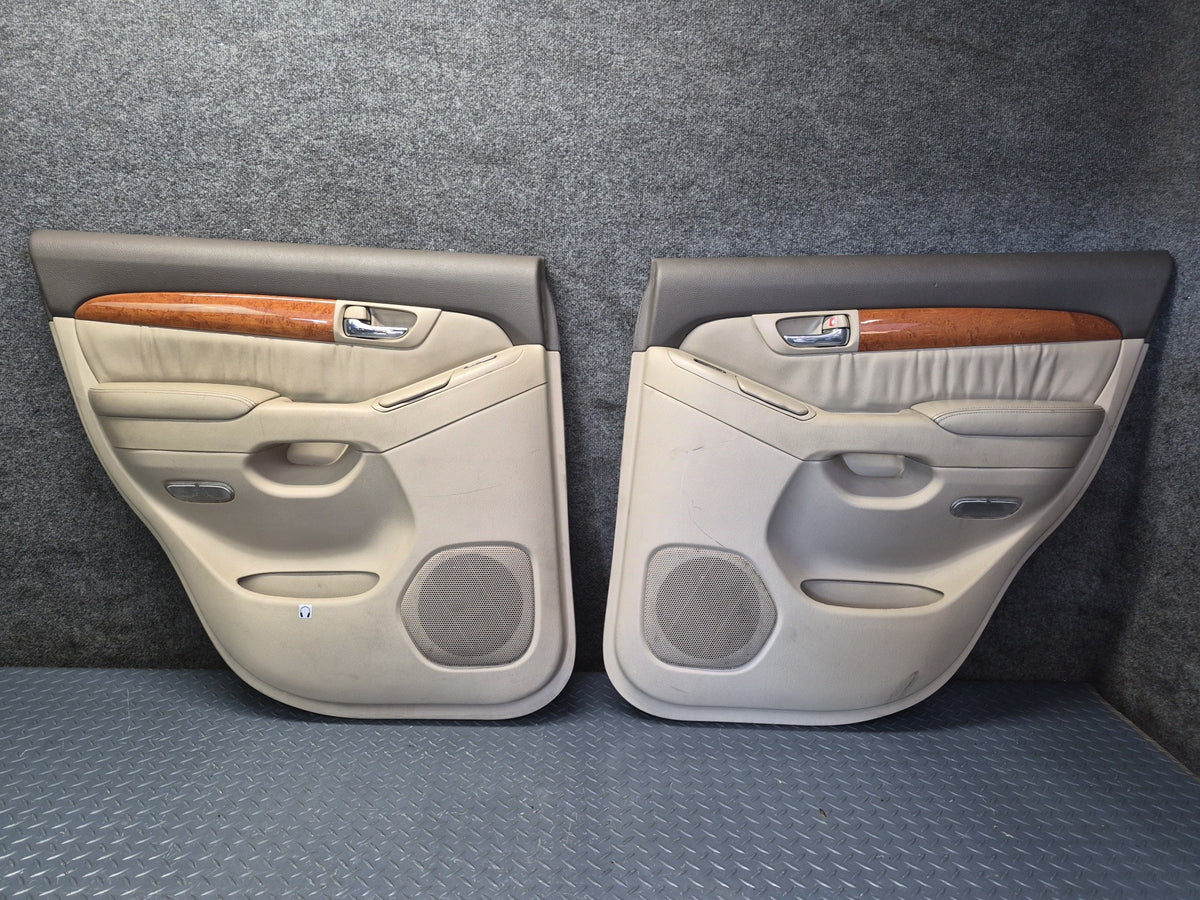 2003-2007 Lexus UZJ120L GX470 Rear Door Interior Trim Cover Panel Set of 2
