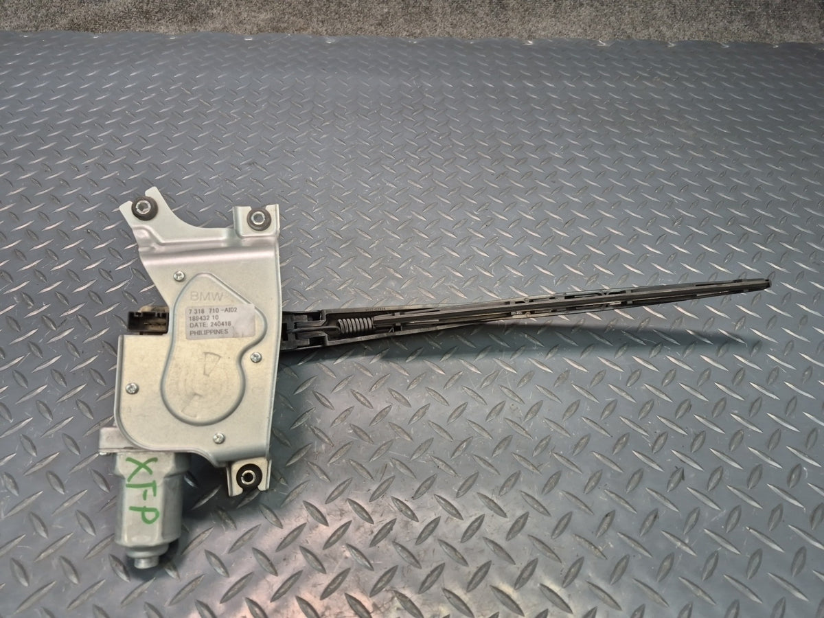 2014-2018 BMW F15 X5 Rear Trunk Lid Tailgate Liftgate Wiper Motor w Arm