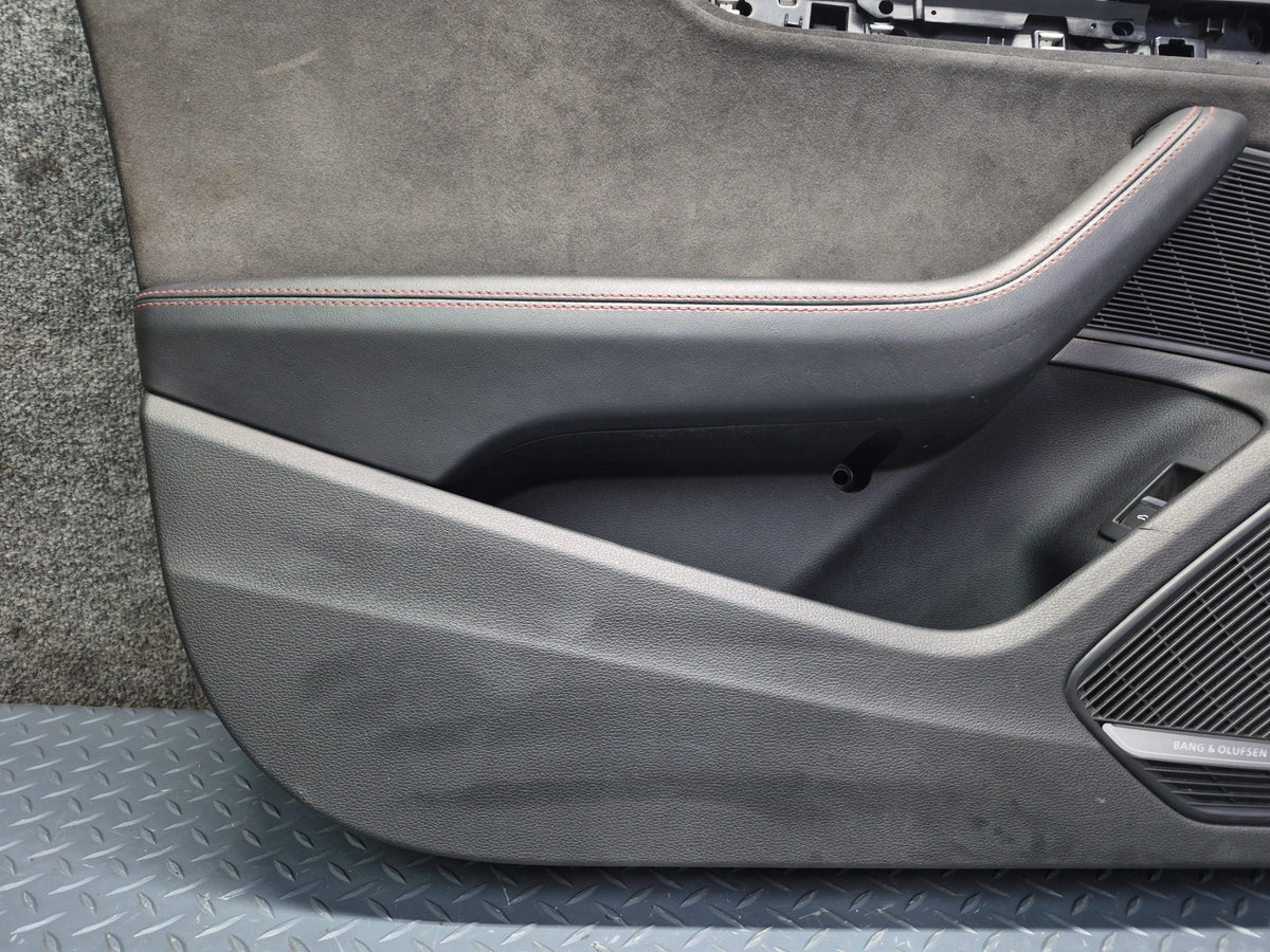 18-21 Audi F5A S5 Sportback Front Door Interior Trim Cover Panel Set of 2 OEM