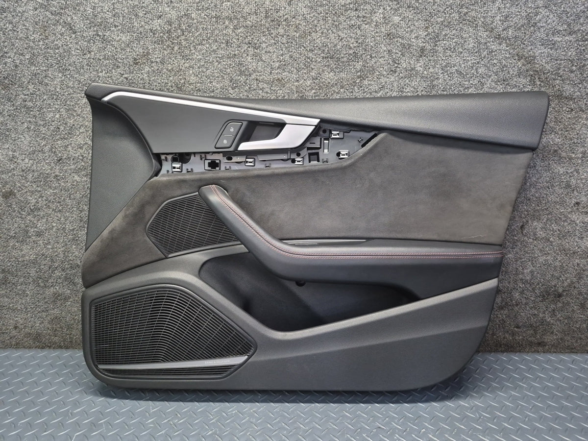 18-21 Audi F5A S5 Sportback Front Door Interior Trim Cover Panel Set of 2 OEM