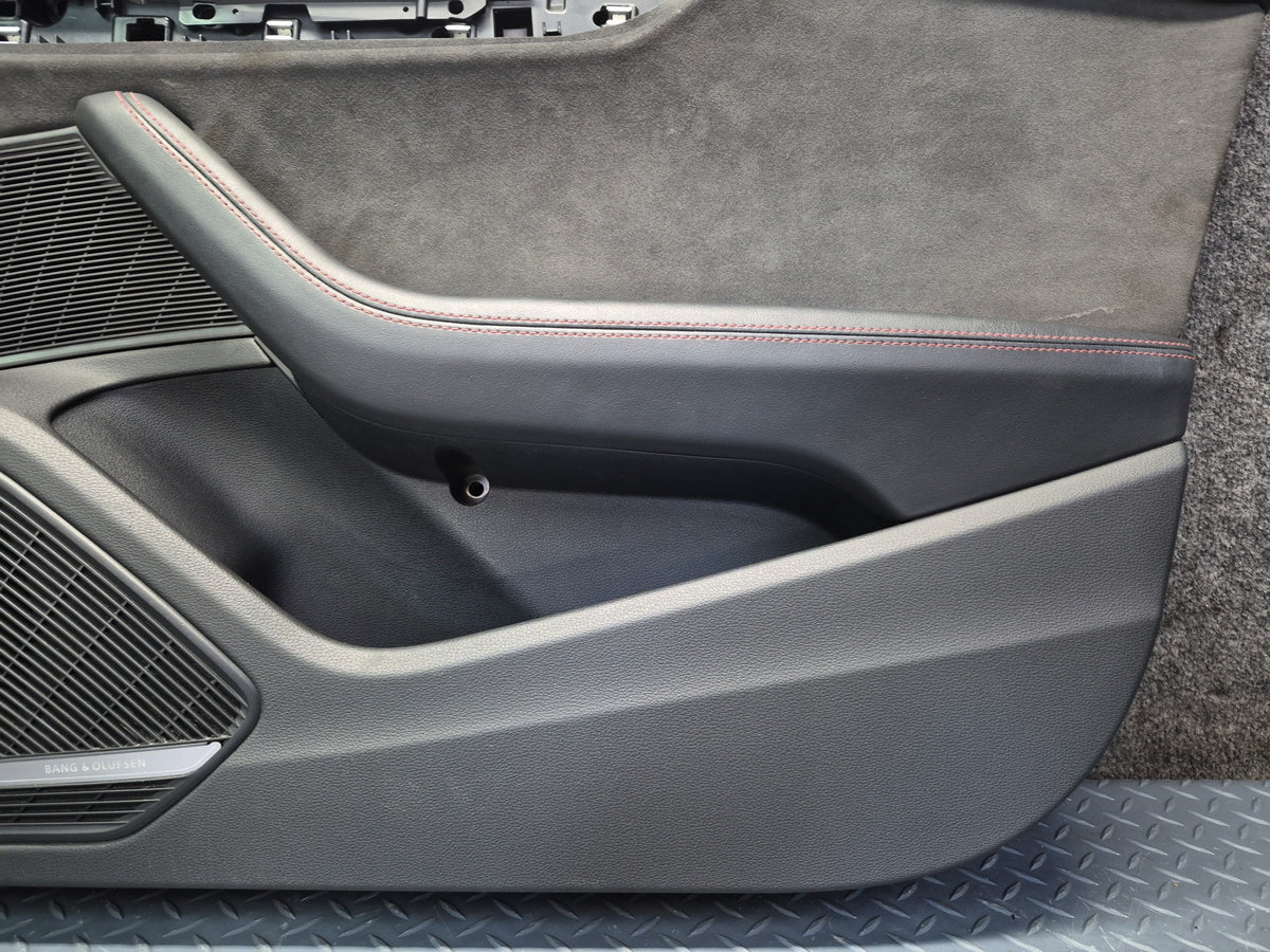 18-21 Audi F5A S5 Sportback Front Door Interior Trim Cover Panel Set of 2 OEM