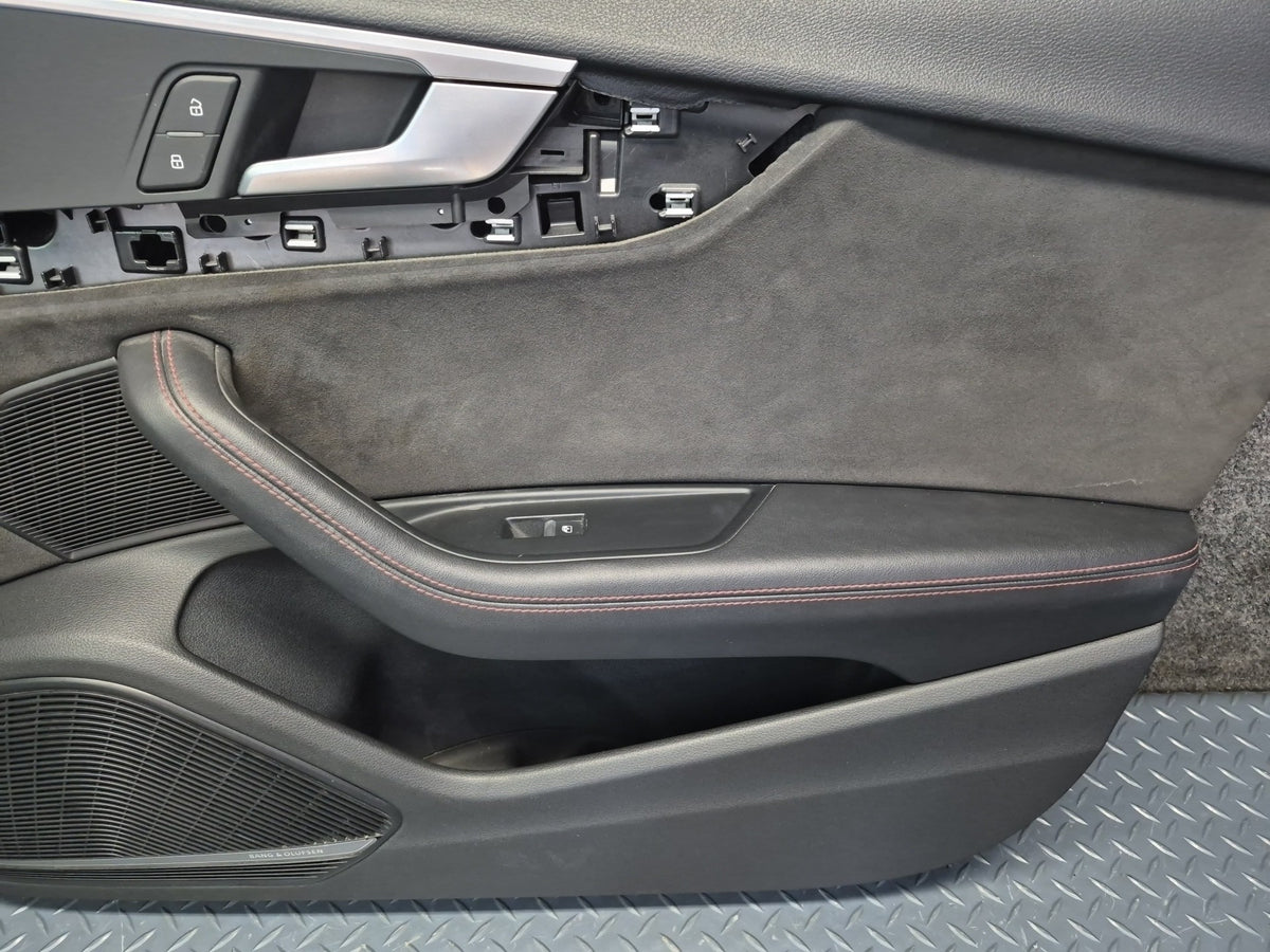 18-21 Audi F5A S5 Sportback Front Door Interior Trim Cover Panel Set of 2 OEM