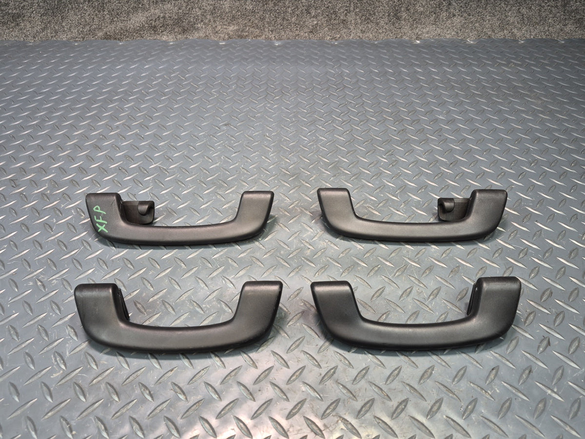 2014-2018 BMW F15 X5 Front & Rear Overhead Grab Handle Black Set of 4