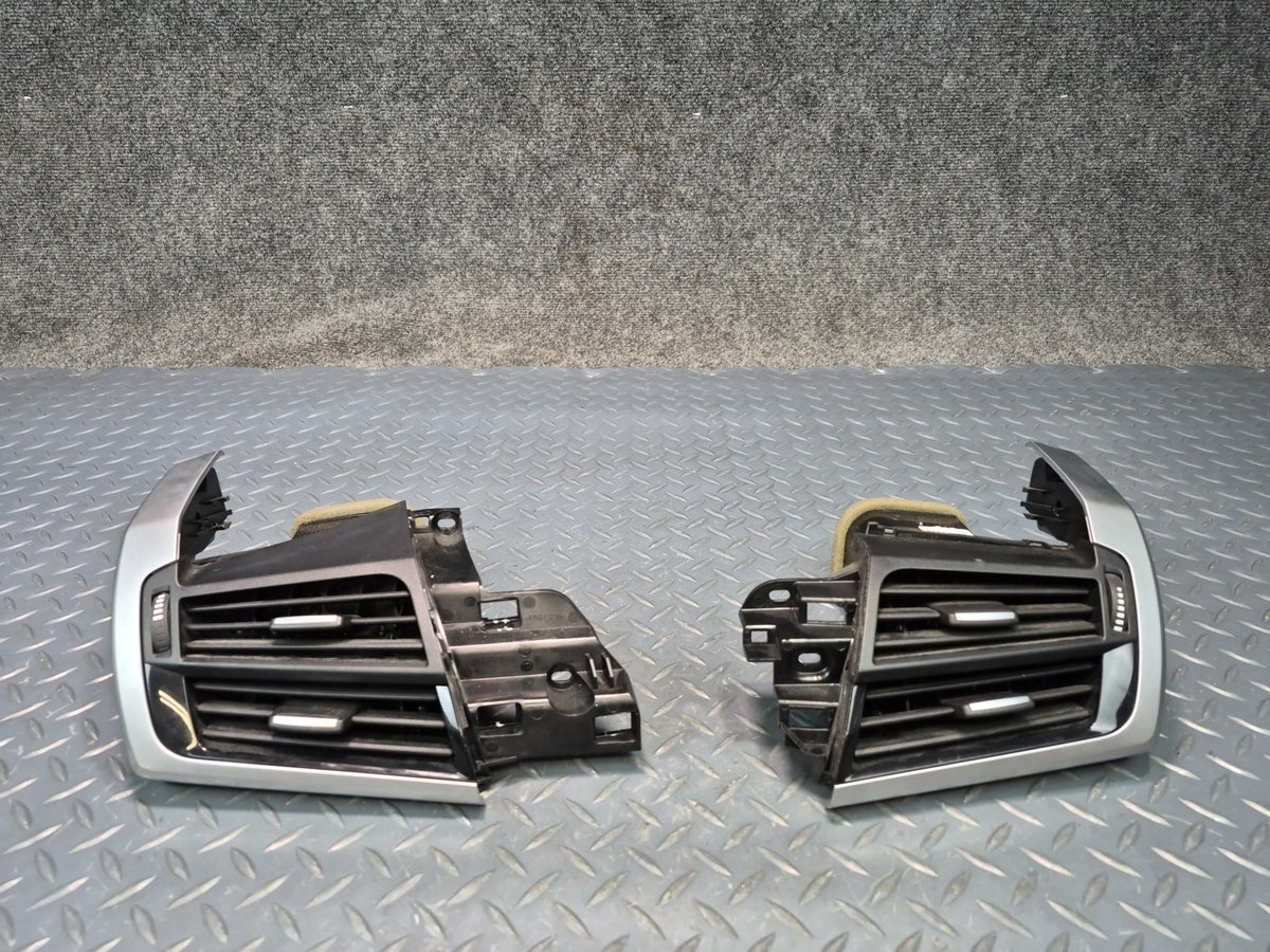 2014-2018 BMW F15 X5 Dash Front Left & Right A/C Air Vent Grille Set of 2