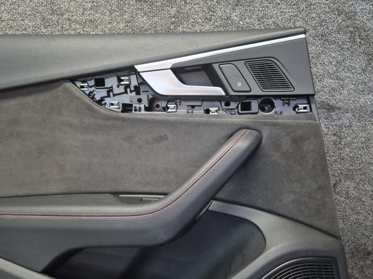 18-21 Audi F5A S5 Sportback Rear Door Interior Trim Cover Panel Set of 2 OEM