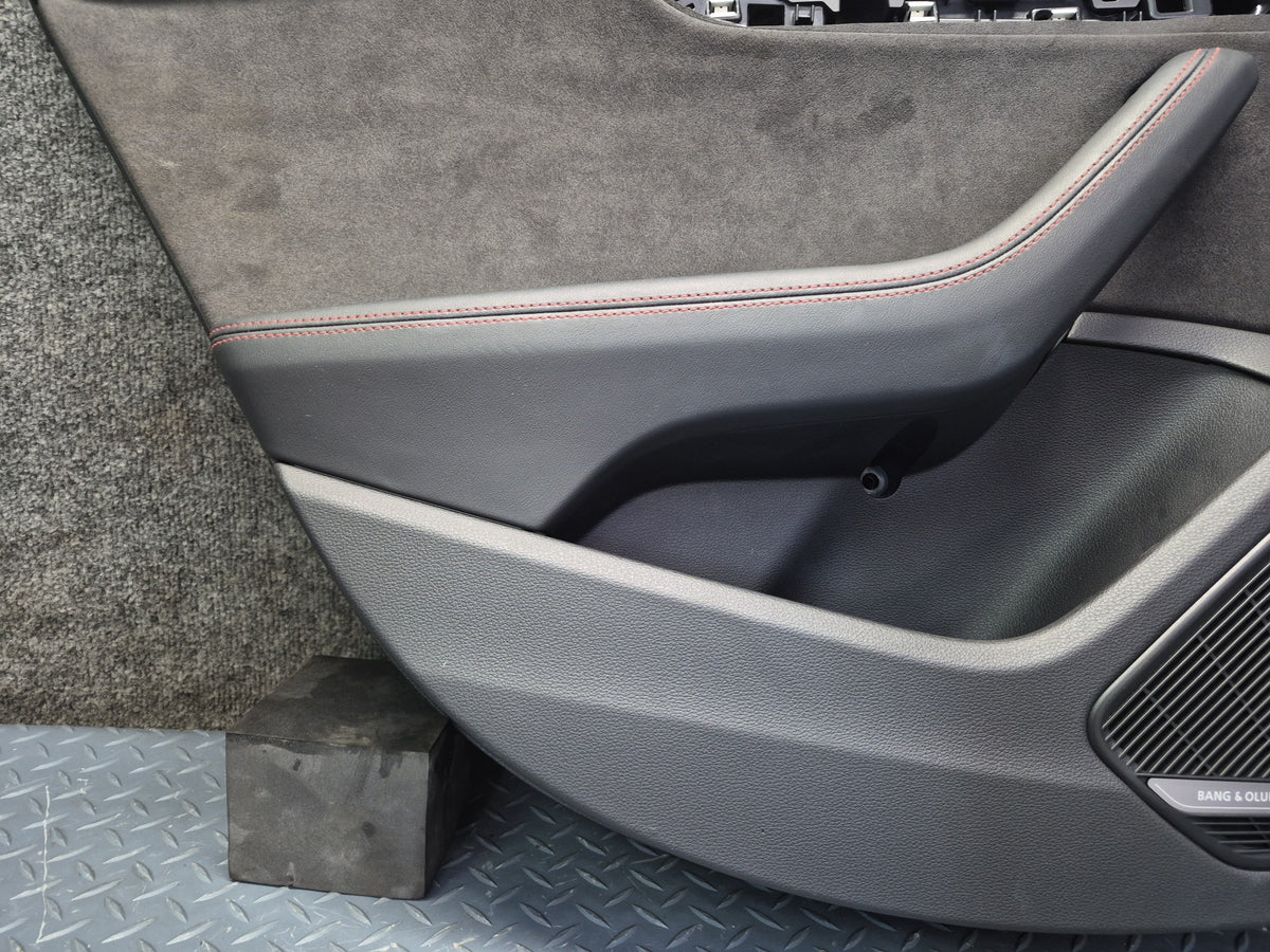 18-21 Audi F5A S5 Sportback Rear Door Interior Trim Cover Panel Set of 2 OEM