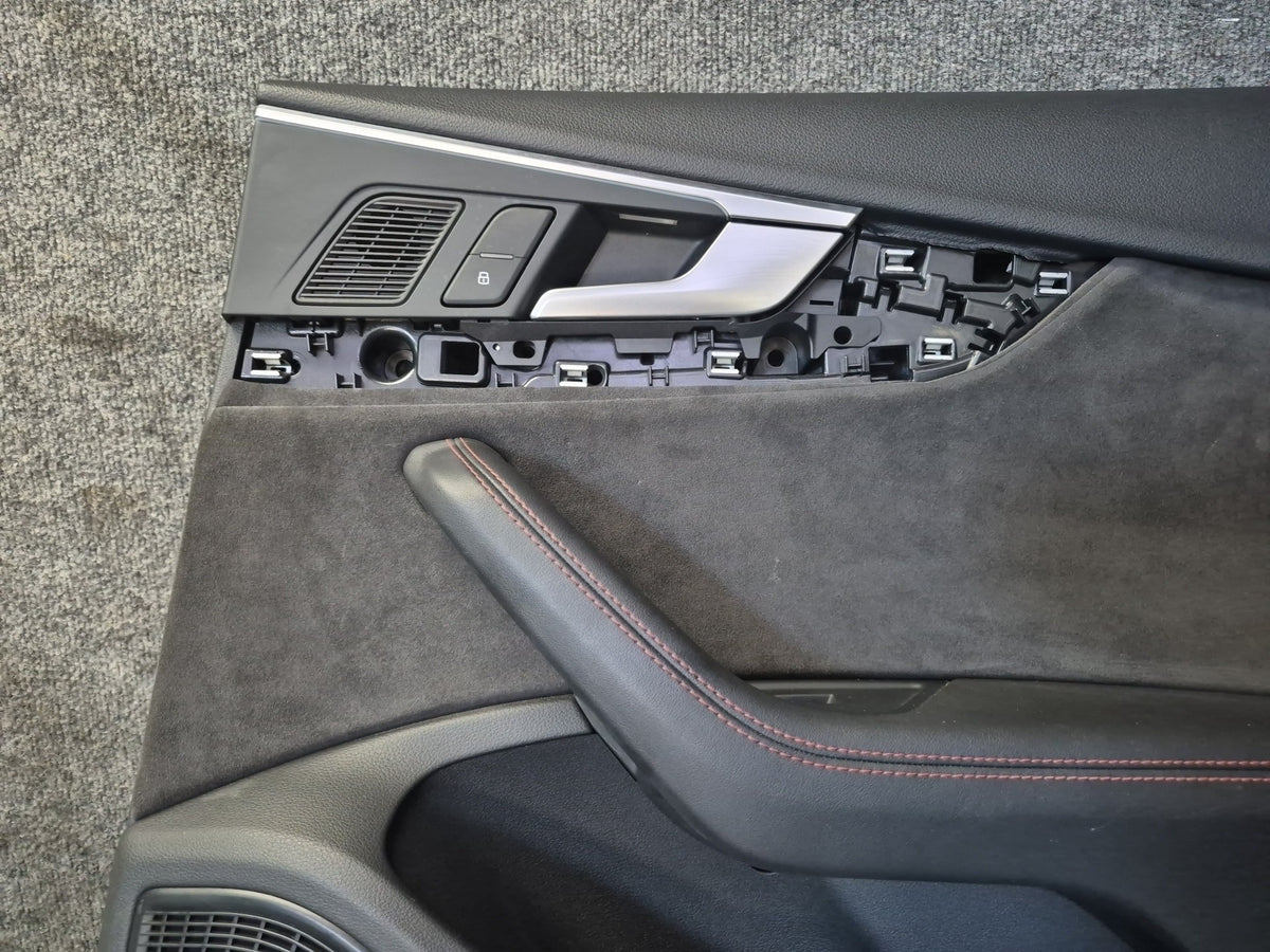 18-21 Audi F5A S5 Sportback Rear Door Interior Trim Cover Panel Set of 2 OEM